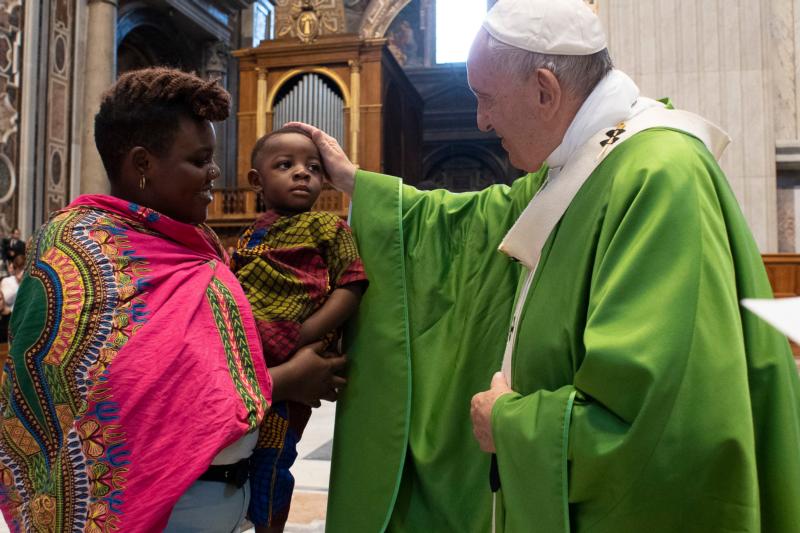 Pope says migrants symbol of 'all who are rejected'