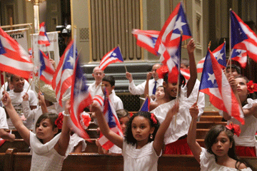 Puerto Rican Mass at the Cathedral Basilica of SS. Peter & Paul, Sept. 22, 2011