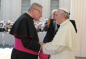 "My staff and I have long dreamed of this move," Pittsburgh Bishop David A. Zubik said in a letter March 31 regarding the new poilcy on annulments. "Our dear Pope Francis inspired us to act now.(CNS photo/L'Osservatore Romano)