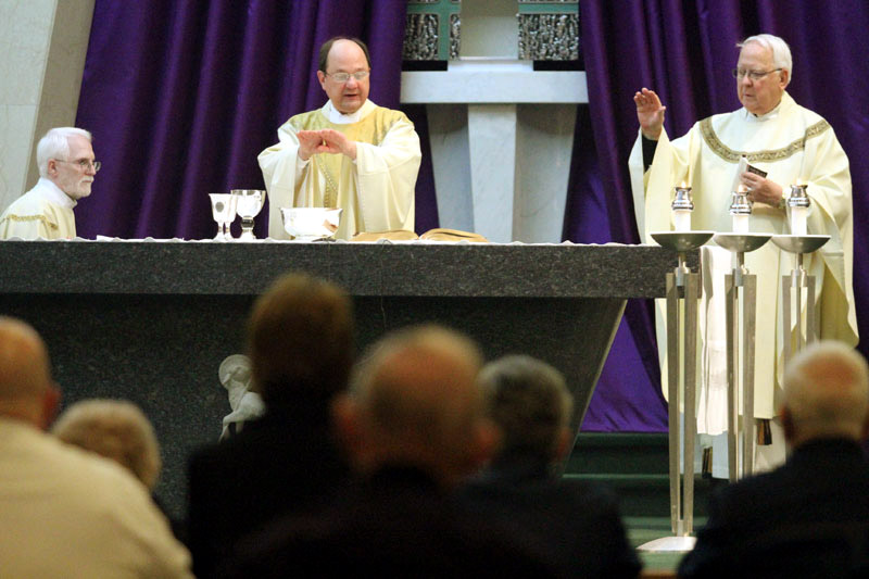 Deacon Ralph Shirley, Fr. Thomas Nasta, Fr. Edward Rauch OSFS