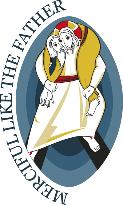 This is the logo for the Holy Year of Mercy, which opens Dec. 8 and runs until Nov. 20, 2016. (CNS/courtesy of Pontifical Council for Promoting New Evangelization)