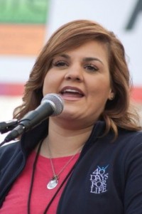 Abby Johnson, a former Planned Parenthood employee of the year who has become an outspoken pro-life advocate, is pictured in a 2011 photo. Johnson told Georgetown University students April 20 that even the most strident abortion provider can have a change of heart. (CNS photo/Jose Luis Aguirre, Catholic San Francisco) 