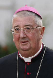 Archbishop Diarmuid Martin of Dublin is seen at the Vatican in this Oct. 22, 2015, file photo. (CNS photo/Paul Haring) 