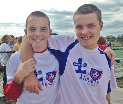 Conor and Jack Milligan support each other in their dads Top Sports program and in their family.
