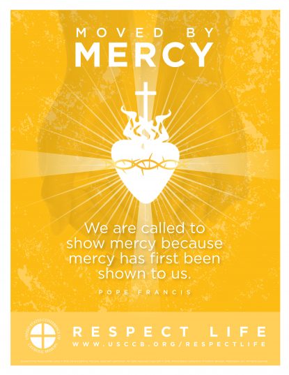 This poster is included in the materials for the U.S. bishops' 2016-17 Respect Life Program, which is distributed by the Secretariat for Pro-Life Activities. The first Sunday of October, which is Oct. 2 this year, is Respect Life Sunday, and kicks off what is a yearlong pro-life program for the U.S. Catholic Church. (CNS) 