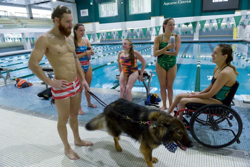 Five U.S. Paralympic swimmers train at Loyola University Maryland