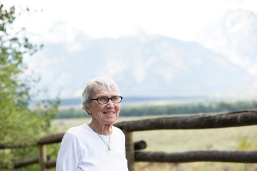 Shirley Craighead lives on an inholding in Grand Teton National Park in Moose in Wyoming. She said the beauty of a national park is that "it belongs to the people." (CNS photo/Nancy Wiechec) 