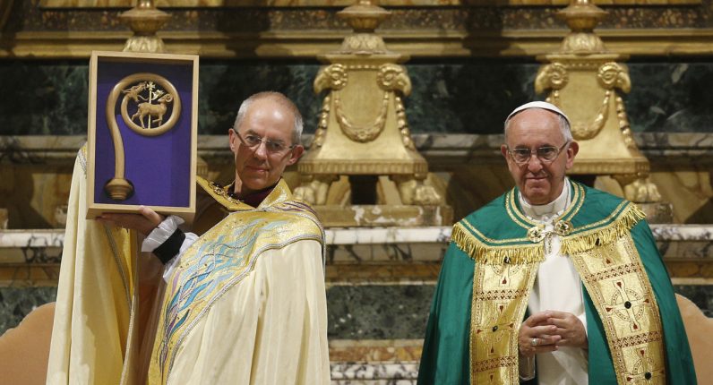 Pope, Anglican archbishop call for unity in mission, service – Catholic ...