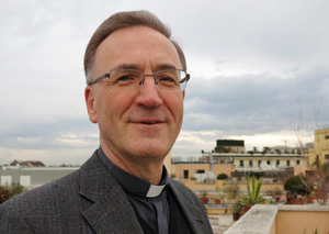 Jesuit Father Stefan Dartmann, rector of the Pontificium Collegium Germanicum et Hungaricum, is pictured in Rome Feb. 8. (CNS photo/Carol Glatz) 