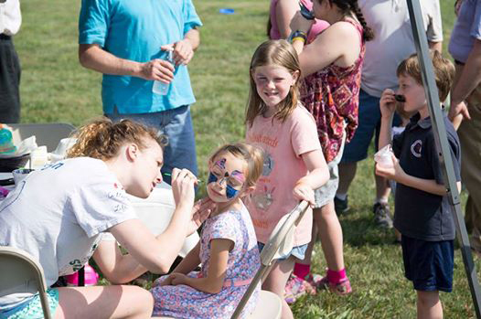 Malvern Family Festival face painting