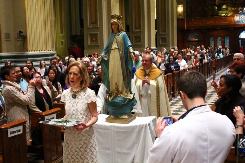 Faithful Honor Mary In May Procession At Cathedral Catholic Philly