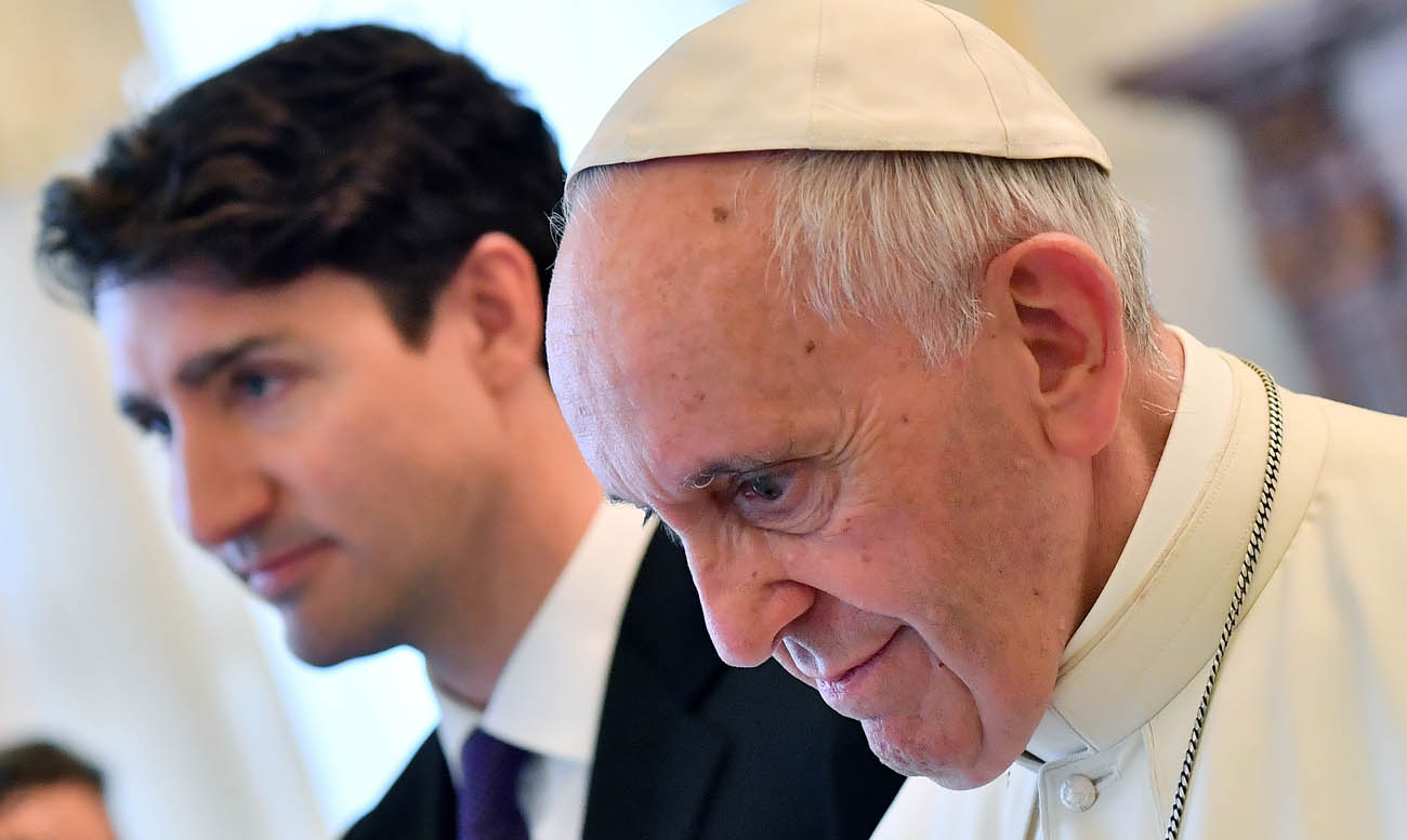 Pope, Trudeau talk about reconciliation with Canada's indigenous people ...