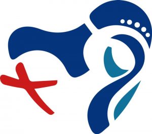 A logo depicting symbols for Mary, Panama and the Panama Canal was selected as the winning design to promote World Youth Day 2019. (CNS photo/courtesy World Youth Day USA) 