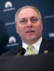 U.S. House Majority Whip Steve Scalise, R-La., seen speaking in early January, was shot early June 14 in Alexandria, Va., while practicing baseball, according to news reports. (CNS photo/Shawn Thew, EPA)
