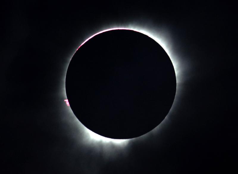 A solar eclipse is seen in Ternate, Indonesia, March 9, 2016. (CNS photo/Andre Adrian, EPA) 