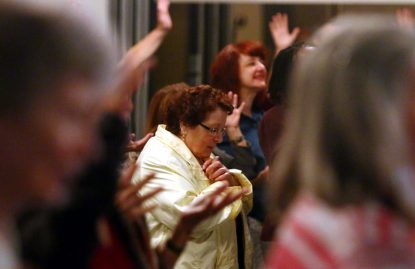 Worship, prayer and learning about the faith were the themes of the annual conference of the Catholic charismatic Renewal in the Philadelphia Archdiocese Oct. 13-15, 2017 in Essington, Delaware County. (Photo by Sarah Webb)