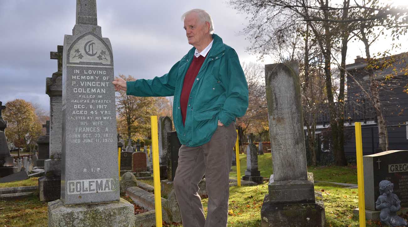 In Nova Scotia, cemeteries tell story of 1917 ship collision, explosion