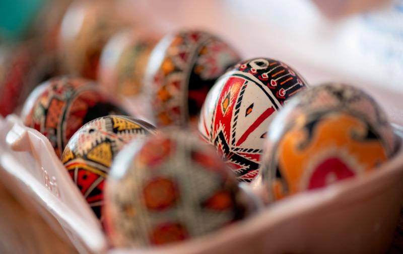 The colorful meanings of wooden Polish eggs