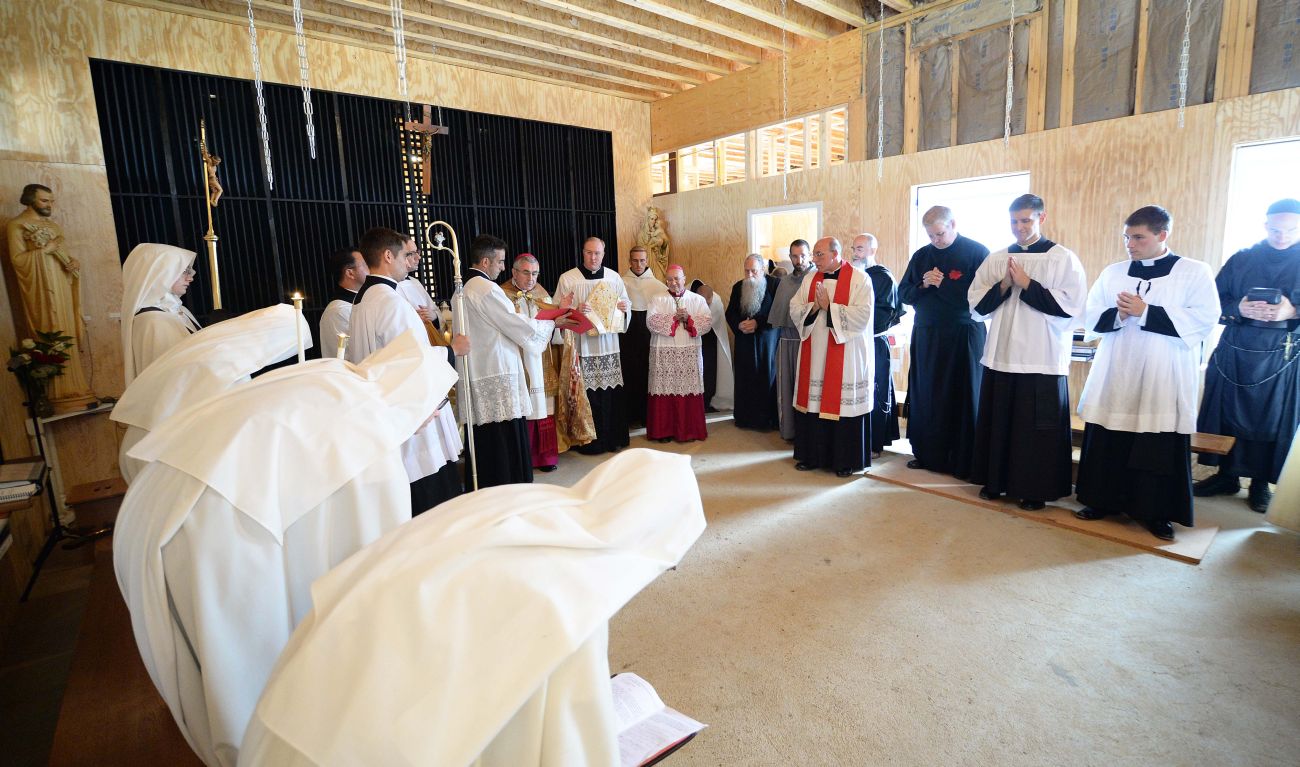 Discalced Carmelites use timehonored skills to construct new monastery