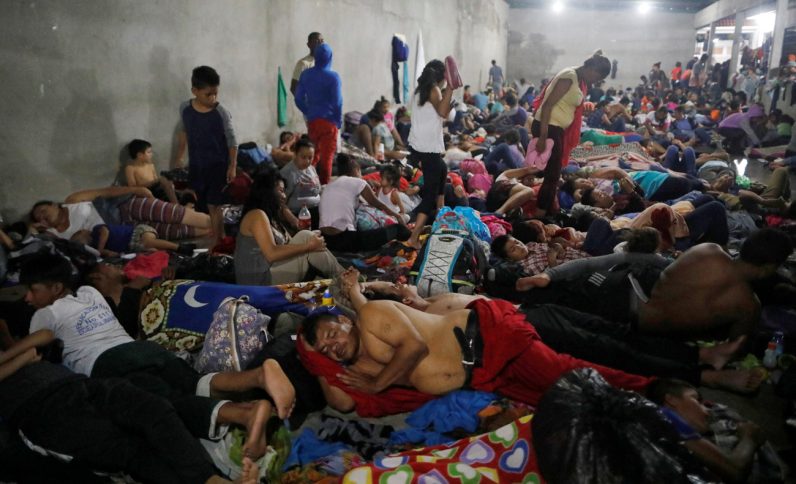 Church shelter in Guatemala swamped by Hondurans heading north ...