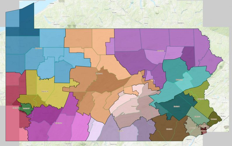 Catholic students making sense of Pa.’s tangled voting districts ...