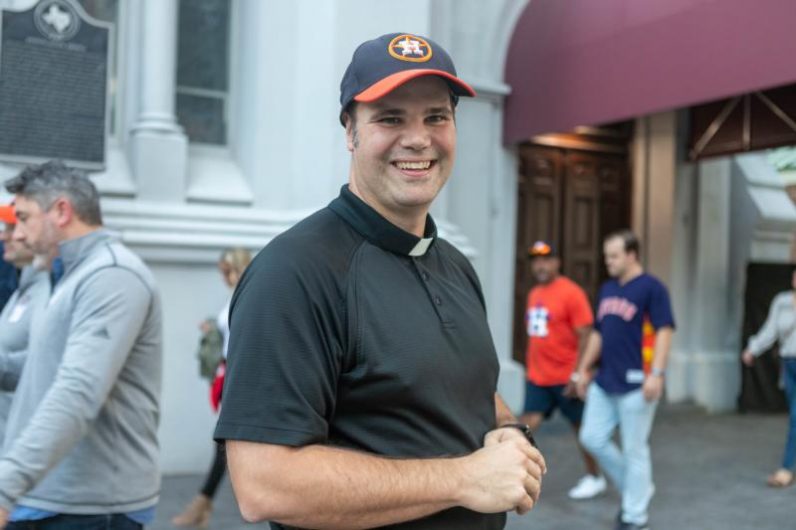 For Houston priest, a longtime Astros fan, baseball is