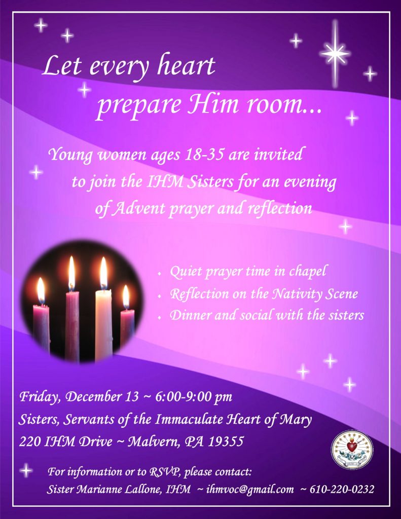 Young Adult Advent Evening of Prayer and Reflection