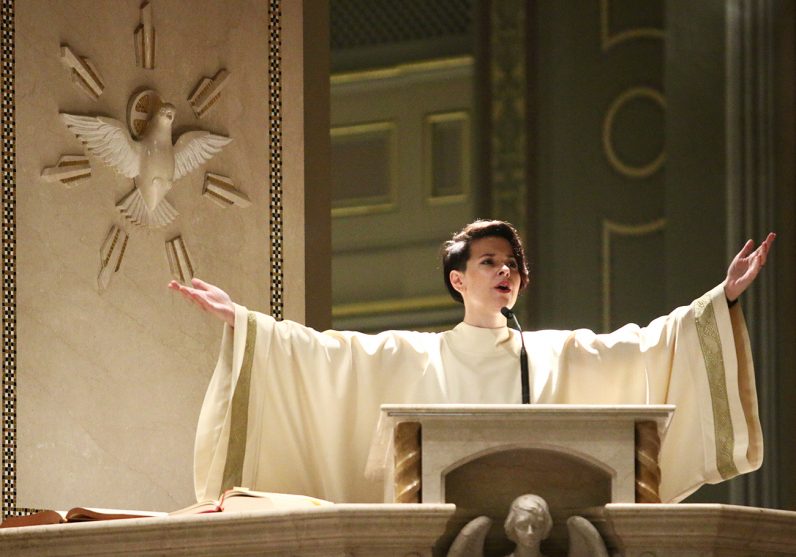 Catholic cantor mass script