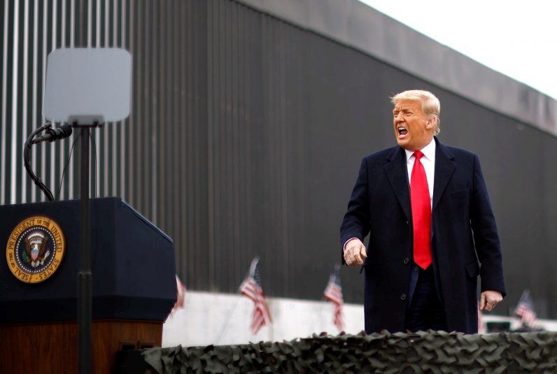 A subdued Trump highlights immigration policies at border - Vimarsana News