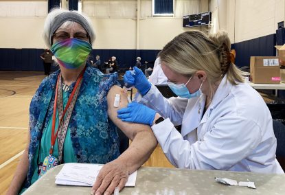 Seniors get vaccinated at parish-based clinic – Catholic Philly