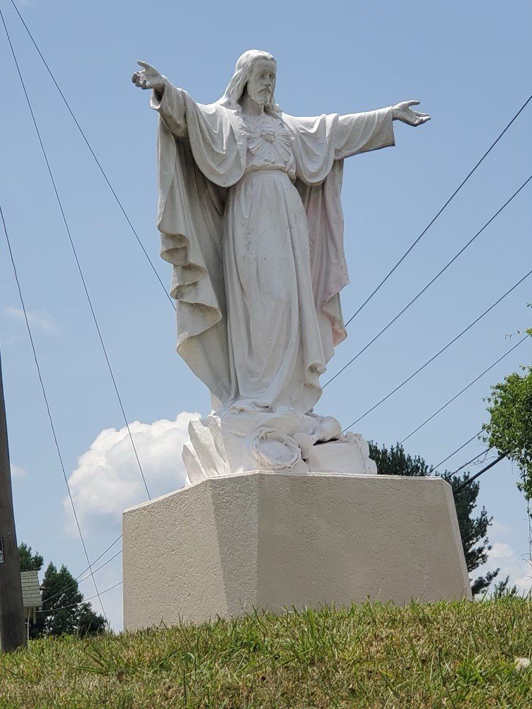 N.C. basilica restores Christ statue after it’s covered with paint