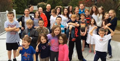 Linwood family of six kids celebrate their father