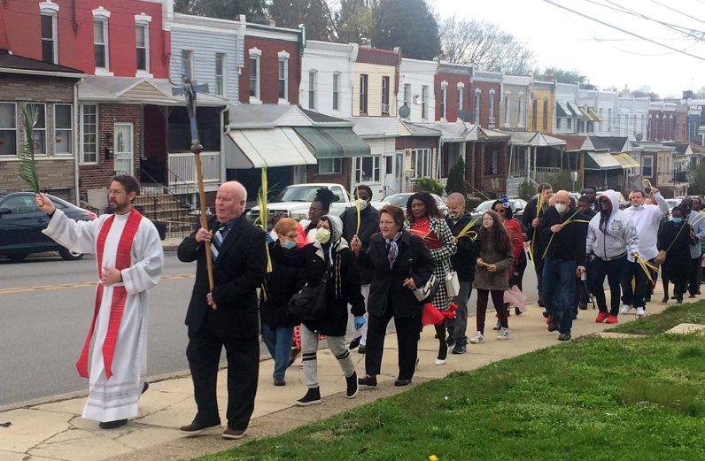 Holy Week begins with procession, blessings in Darby - Vimarsana News