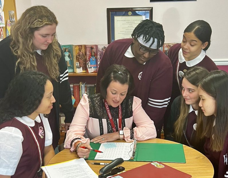 Catholic school grad goes 'back to basics' at Little Flower HS – Catholic Philly - Vimarsana News