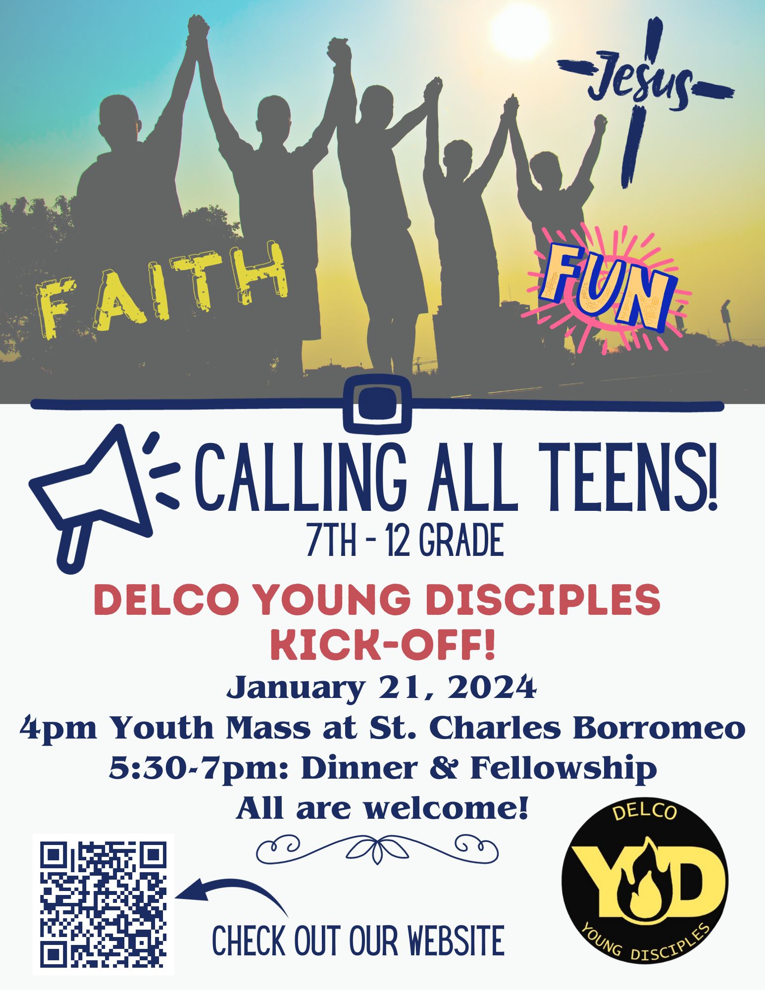 Join the Delco Young Disciples for their Kick-Off Mass and Event Jan ...