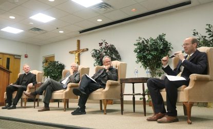 Seminary faculty and guests at Cardinals’ Forum.